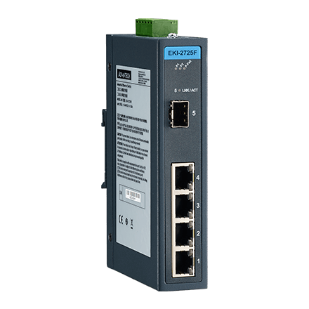 4 GE + 1 SFP Ind. Unmanaged Switch